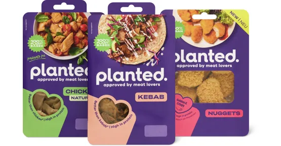 Gesamtes Planted. Sortiment