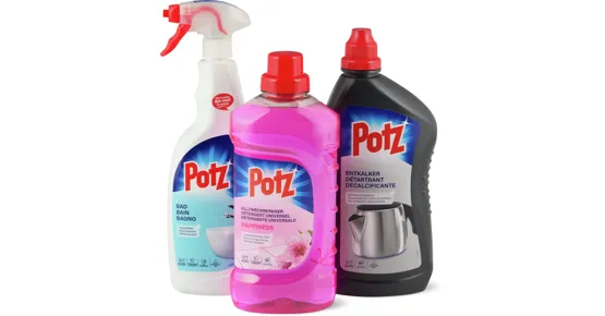 Gesamtes Potz Sortiment