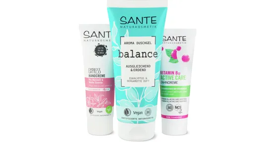 Gesamtes Sante Sortiment
