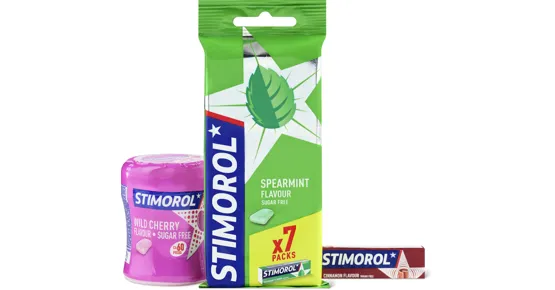 Gesamtes Stimorol Sortiment