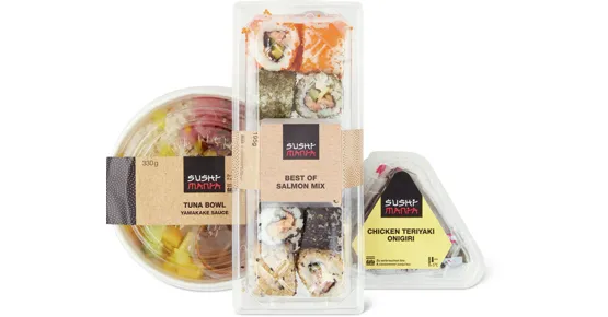 Gesamtes Sushi Mania Sortiment