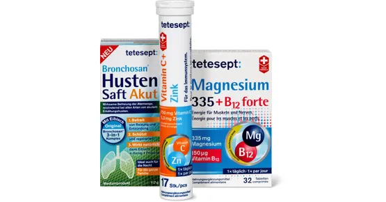Gesamtes Tetesept Sortiment