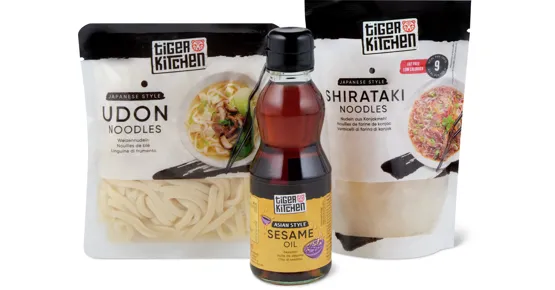 Gesamtes Tiger Kitchen Sortiment