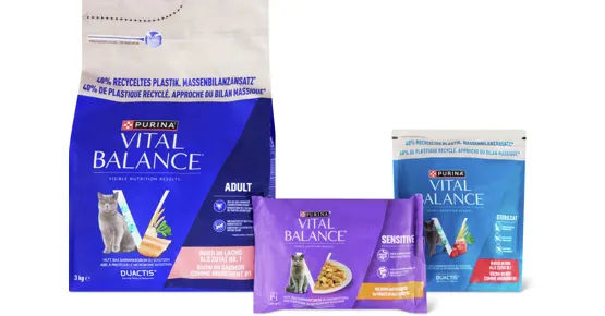 Gesamtes Vital Balance Katzenfutter Sortiment