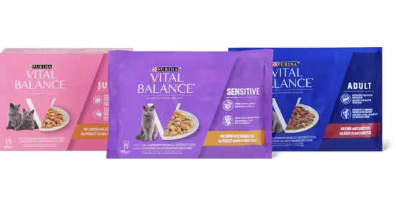 Gesamtes Vital Balance Katzennassfutter-Sortiment