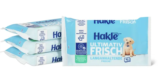 Hakle feuchtes Toilettenpapier, 4er-Pack