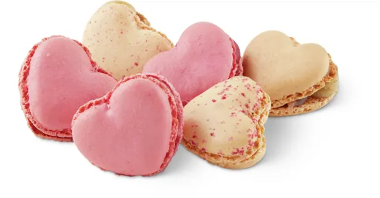 Herz Macarons