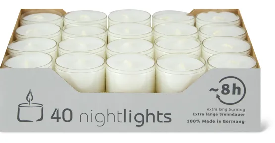 Home 8h-Teelichter in Kunststoff-Hülle