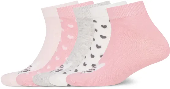 Kinder-Kurzsocken, 5er-Pack