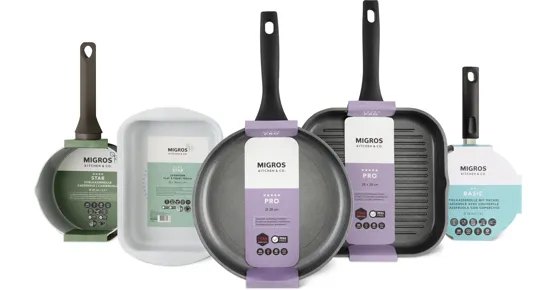 Kitchen & Co. Kochgeschirrserien Basic, Star und Pro