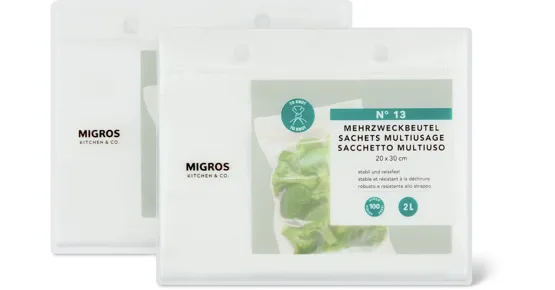 Kitchen & Co.-N° 13 Mehrzweckbeutel oder -N° 31 Backpapierbögen, Duo-Pack