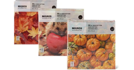 Kitchen & Co. Papierservietten, FSC®