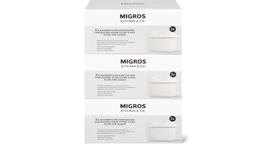 Kitchen & Co. Wasserfilter-Kartuschen, 3er-Pack