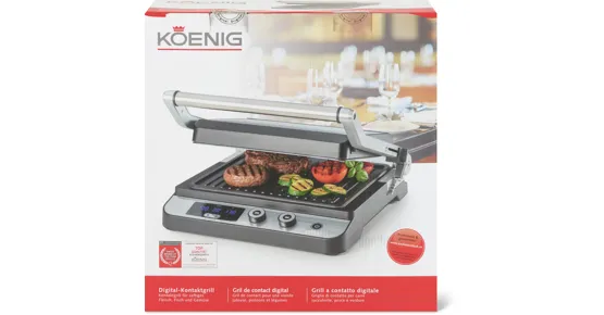 Koenig Digital-Kontaktgrill