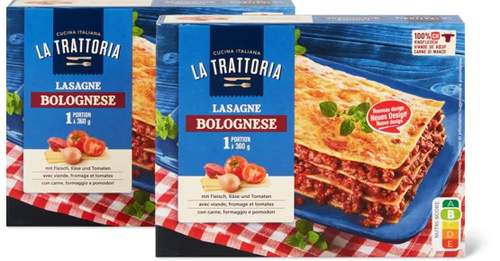 La Trattoria Lasagne Bolognese, Duo-Pack