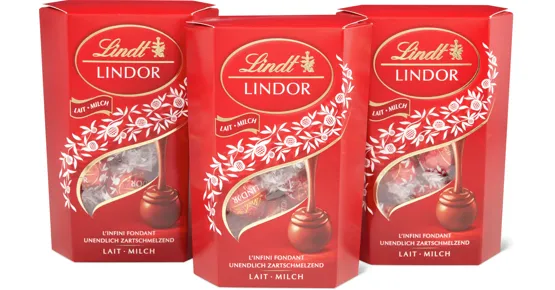 Lindt Lindor Kugeln Milch, 3er-Pack