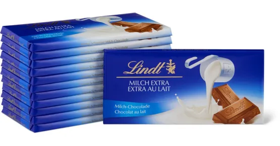 Lindt Tafelschokoladen, 12er-Pack