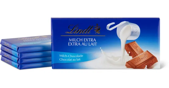 Lindt Tafelschokoladen, 5er-Pack