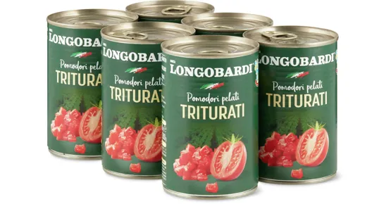 Longobardi Tomaten gehackt, 6er-Pack