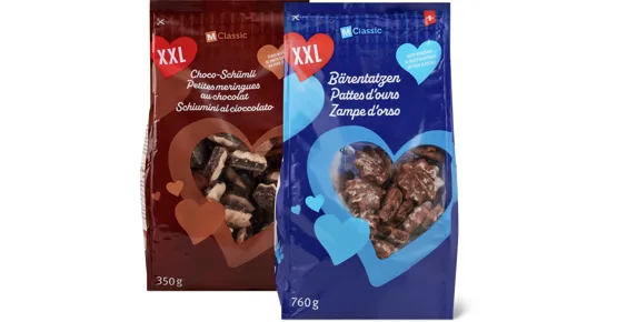 M- Classic-Bärentatzen oder -Choco-Schümli