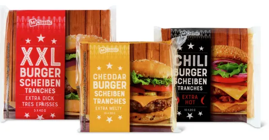 M-Classic Burger Schmelzkäse Scheiben