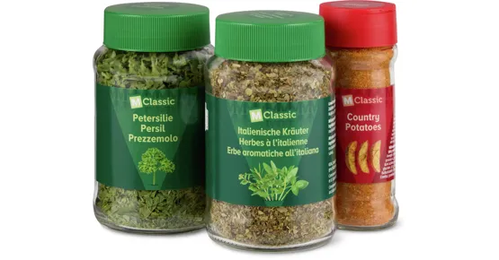 M-Classic-Gewürzmischungen und -Kräuter