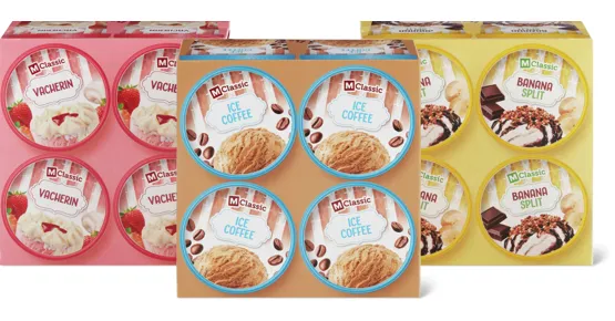 M-Classic Glace-Portionenbecher, 4er-Pack