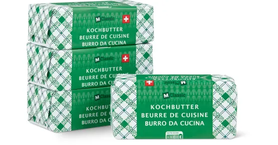 M-Classic Kochbutter, 4er-Pack