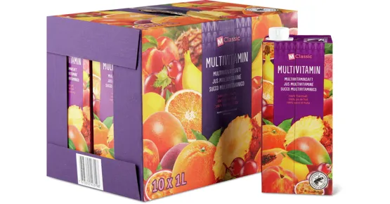 M-Classic Multivitaminsaft, 10er-Pack