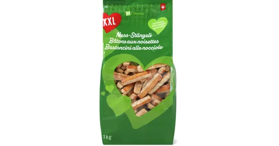 M-Classic Nuss-Stängeli