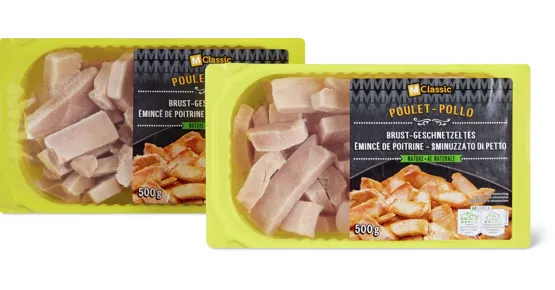 M-Classic Pouletbrust-Geschnetzeltes, Duo-Pack