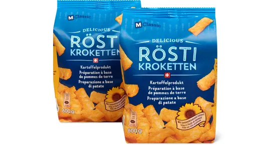 M-Classic-Röstikroketten oder -Pommes Noisettes, Duo-Pack