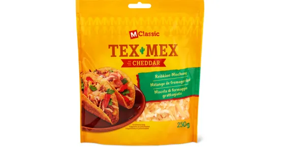 M-Classic Texmex Cheddar Reibkäse-Mischung