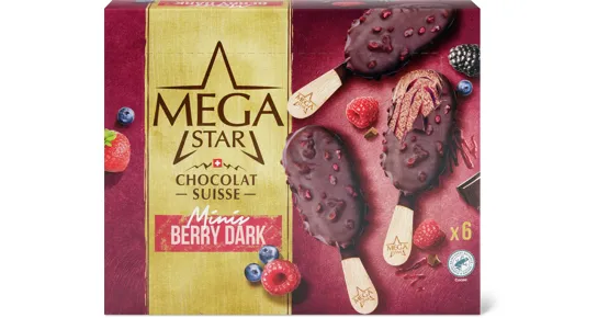 MegaStar Mini Berry Dark Glace-Stängel