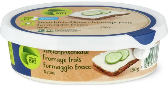 Migros Bio aha! Streichfrischkäse Nature