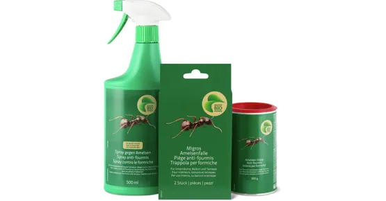 Migros Bio Garden Ameisen-Produkte