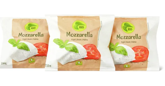 Migros Bio Mozzarella Kugeln, 3er-Pack