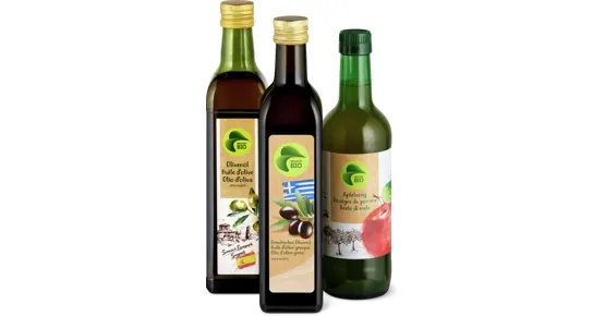Migros Bio-Öle und -Essige