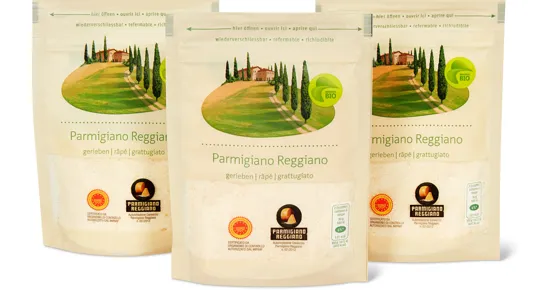 Migros Bio Parmigiano Reggiano gerieben, 3er-Pack
