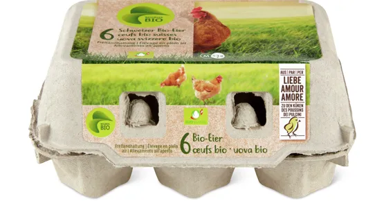 Migros Bio Schweizer Eier aus Freilandhaltung