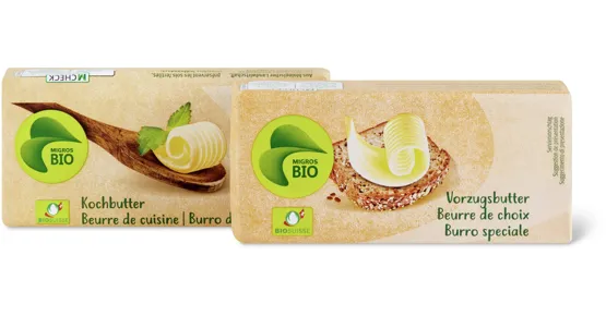 Migros Bio Vorzugs- und Kochbutter