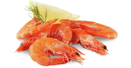 Migros Crevetten ganz und gekocht, ASC