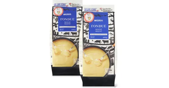 Migros Fondue Moitié-Moitié, AOP, Duo-Pack