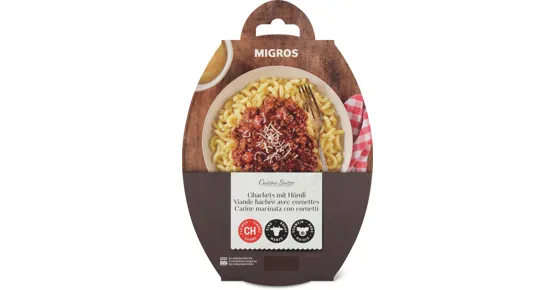 Migros Ghackets mit Hörnli