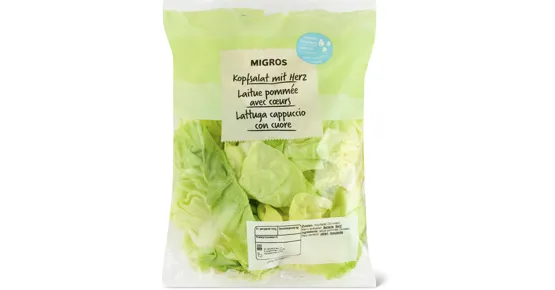 Migros Kopfsalat mit Herz