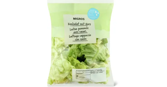 Migros Kopfsalat mit Herz