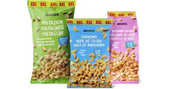 Migros-Nüsse und -Nussmischungen