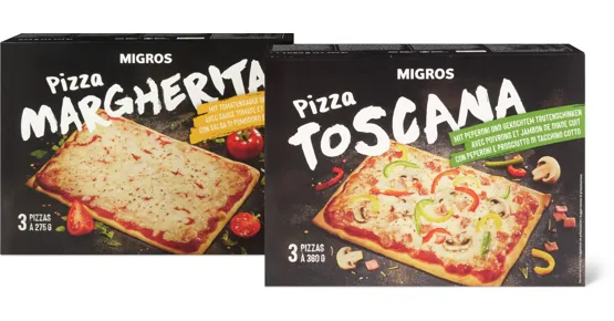 Migros Pizzas-Toscana oder -Margherita