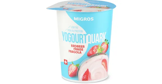Migros Yogourt und Quark Erdbeer