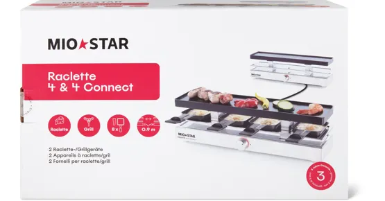 Mio Star Raclette 4 & 4 Connect